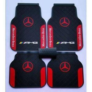Customized 5 Pcs Mercedes Benz Foot Mat Black Color