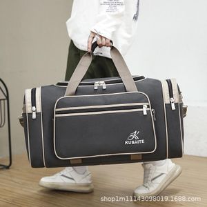 Rugged Strong EXTRA LARGE SPACIOUS Duffel Bag Travel Bag Foldable Duffle Bag with Shoulder Strap for Men & Women Hanging Dress Suitcase Suit Travel Bag Sport Gym Bag