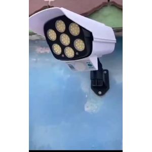 Solar-Powered LED Security Light with Motion Sensor – Outdoor Wall Mount