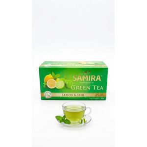 Samira Green Tea With Lemon and Lime - 25 Tea Bags