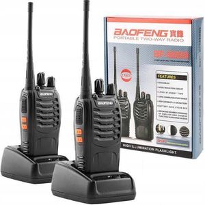 Baofeng 2PCS  BF-888S Rechargeable Two-Way Walkie Talkie Radio Set