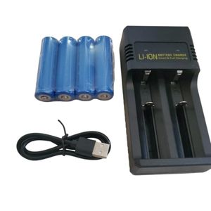 2pcs 3.7V Rechargeable  Battery & USB Charger