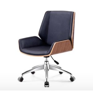 Premium black leather upholstery 