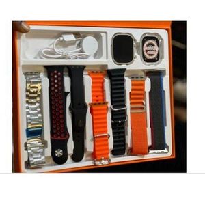 Ultra 2 Smart Watch 49mm With 7in1 High Quality Straps For IPhone/android