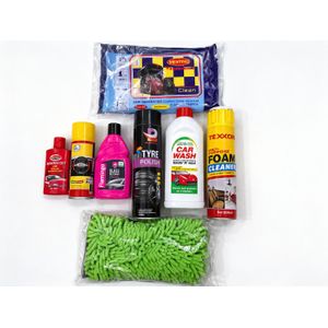 Pristine 8-in-1 Universal Car Cleaning Kit