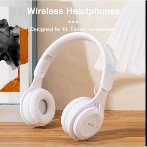 5.0 Wireless Bluetooth Stereo Foldable Headphone, Headset Y08. ( White