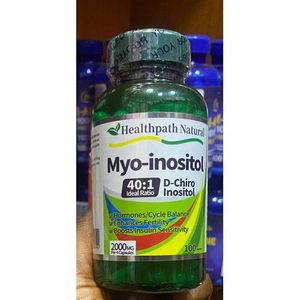 Healthpath Natural Myo-Inositol & D-Chiro-Inositol - Supports Hormone Balance & Healthy Ovulation - Promotes Cycle Regularity