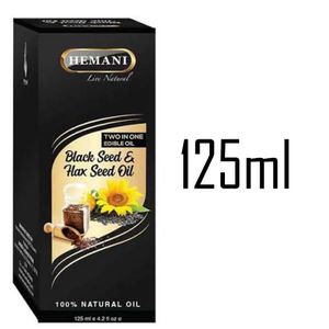 Hemani Black Seed And Flax Seed Edible Oil -125ml