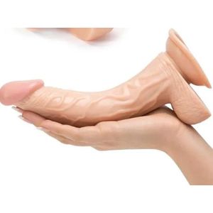 Dildo THICK 8.7" Realistic DildoS Sex Toy for Women - Big Penis Dildos for Adult Sex Toy - Women Masturbate giant Realistic Feel Soft Giant Dildos, Realistic Dildos, Big Dildos, Silicone Dildos, Rose Flexible Sucker Dildos, Dildos for Sex Toy For Women brwn