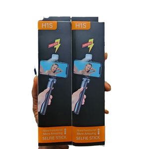 H1S Selfie Stick With Flash Light