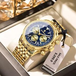 Top-Treading Gold Classy Wrist Watch