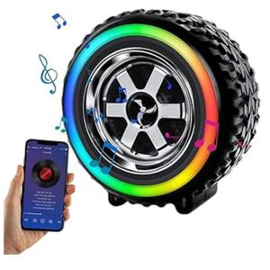 Tyre Bluetooth Speaker Powerful Sound Indoor & Outdoor with RGB Light