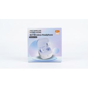 B37 True Wireless Stereo Earphones – Hi-Fi Audio & Ergonomic Charging Case