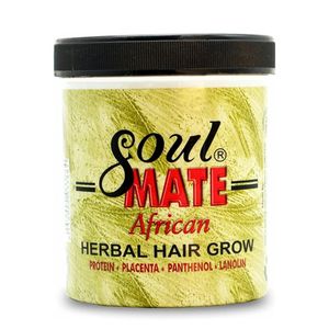 Soulmate NAFDAC APPROVED African Herbal Hair Grow Oil – Hair Growth Treatment for Edges, Bald Spots & Thinning Hair
