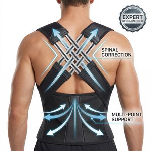 Adjustable Back Brace Posture Corrector Belt for Men & Women Lumbar Support