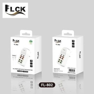Flick 8-Port USB, 2-Port Type C Charger Station 125W Multiple USB Charging Station (10 IN 1 USB HUB)