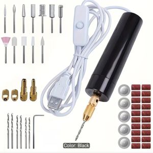 Mini grinder 47-in-1 multifunctional diy tool kit with accessories for drilling, grinding, carving, polishing, and cutting.