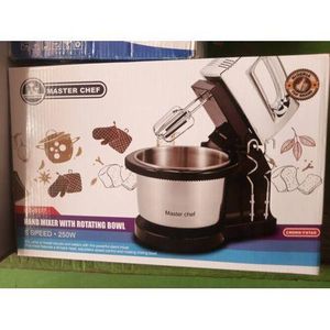 Eurosonic Mixer With Stainless Steel Bowl Cake Beater