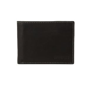 Steve Madden Men's Slim Leather RFID Protected Wallet with Extra Capacity Attached Flip Pockets