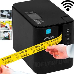 Brother Professional Wireless Label Printer with Barcode - PT-750W