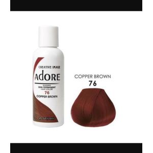 Adore Copper Brown 76 ---Semi Permanent Hair Colour Dye -