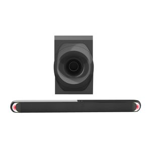 Mi+ 2.1 Wireless Soundbar 200W – Wooden Subwoofer, Bluetooth, USB/SD/AUX/Optical/HDMI/Coaxial, Remote & LED Display