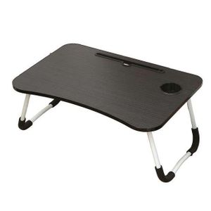 SpaceSaver Walnut-Finish Compact Folding Desk 