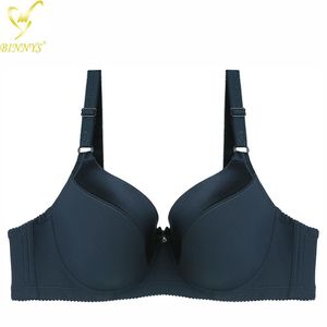 Binnys Navy Blue Limited time High-quality Vertical Stripes Satin Splicing Adjustable Straps No More Shifting Non-Removable Pads Women's Party Bra