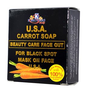 K-Brothers U.S.A Carrot Soap (6 in a pack)