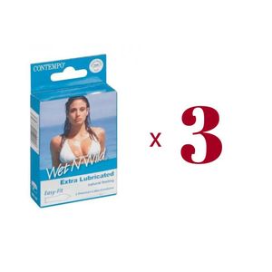 Contempo WET N WILD CONDOMS 3pks, 6pks
