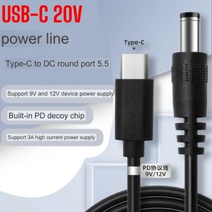 Usb Power USB TypeC To DC Cable WiFi To Router Powerbank Cord DC Power CableType C Converter (20V)