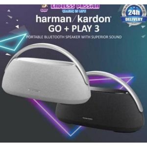 Haman Kardun Onyx Go+Play 3 Portable Bluetooth Speaker – Premium Sound, Iconic Design