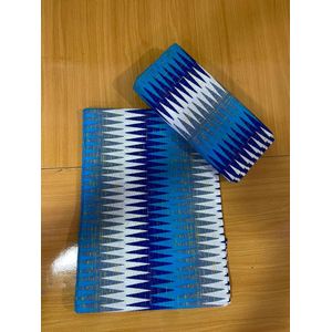 African Essence Beautiful Quality Cotton Kente Fabrics 6 Yards