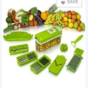 Genius Nicer Dicer Plus 12-Piece Multifunctional Fruit/Vegetable Chopper