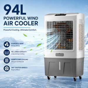 94L industrial commercial air cooler 350watts heavy duty water mist fan