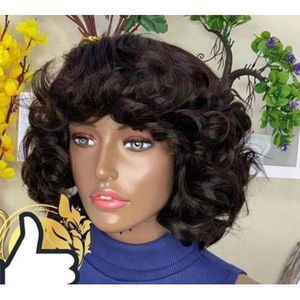 Omotola Inspired Fringe Fibre  Hair - Wig