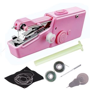 Mini Home Portable Hand Sewing Machine Handheld Clothes Useful