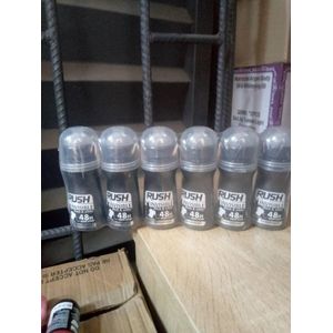 Rush  Invisible black & white 48H Non Stop Anti_Transpirant Roll _on