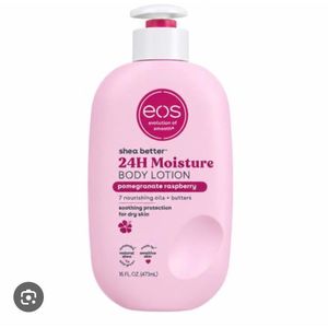  EOS Shea Better 24H Moisture Body Lotion in the pomegranate raspberry scent
