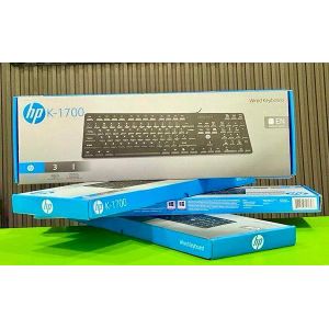 Hp K-1700 Wired Full keyboard + Numeric padard Reliable,budget-friendly peripheral built for home, office,Educational Use