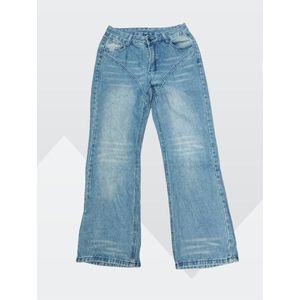 High quality ladies patterned boyfriend jeans 