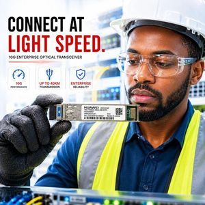Huawei ALL NETWORK Fiber 10G SFP+ Optical Transceivers Module 1550nm 40km Single Mode SM Fiber Network Module LC SFP+ Enterprise Network Module for ISP, FTTH, GPON, Data Center & Telecom Fiber optic cable Fiber SFP Module