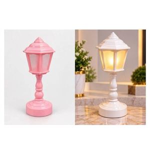 miniature street-lamp style LED desk lights
