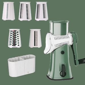 Cheese Grater Rotary Handheld Shredder-VEKAYA Vegetable Cutter Fruit N