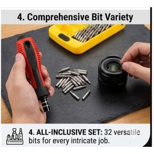 Heavy Duty Multi-Bit Screwdriver Set 37-in-1 Precision Screwdriver Set Compact Magnetic Repair Tool Kit for Mobile Phones, Tablets, PCs, Watches, Gaming Consoles & Home Repairs screwdriver set precision screwdriver set, magnetic screwdriver set