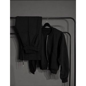 Trendy Black Up And Down Wears PK