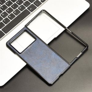 For Tecno Phantom V fold 2 5G Deluxe Pebbled Phone Case Blue