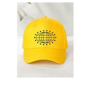 Breathable Design Baseball/Face Cap - Yellow 