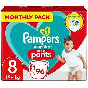 Pampers Easy Ups Training Pants Pull On For Girls, 4t-5t, 86ct