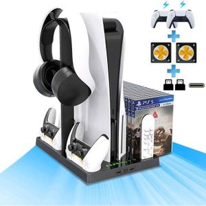 PS5 Stand And Cooling Station With RGB LED For Playstation 5 Console